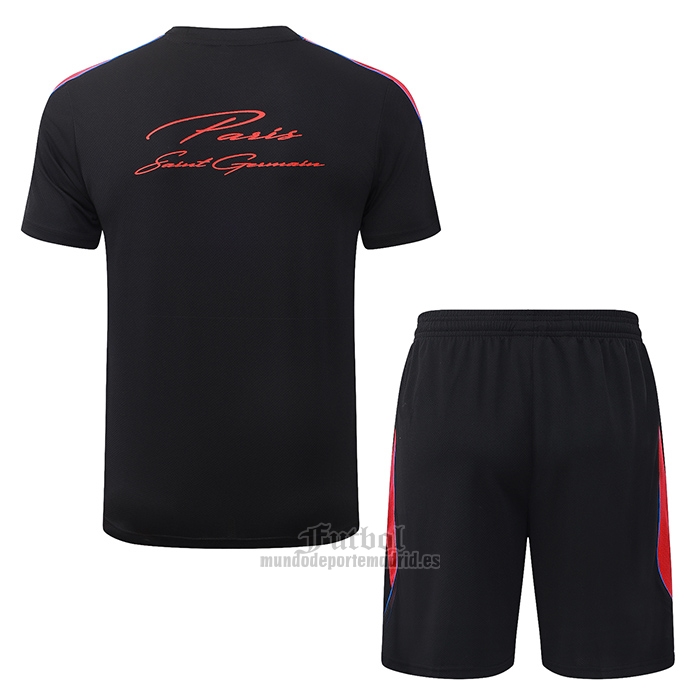 Chandal del Paris Saint-Germain Manga Corta 2026-2027 Negro - Pantalon Corto